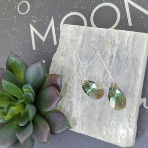 Crystal dangle earrings